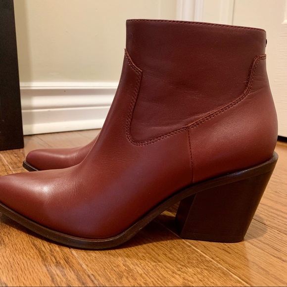 Rag & Bone “Razor” boot [size 36, red leather, euc] - Picture 5 of 14